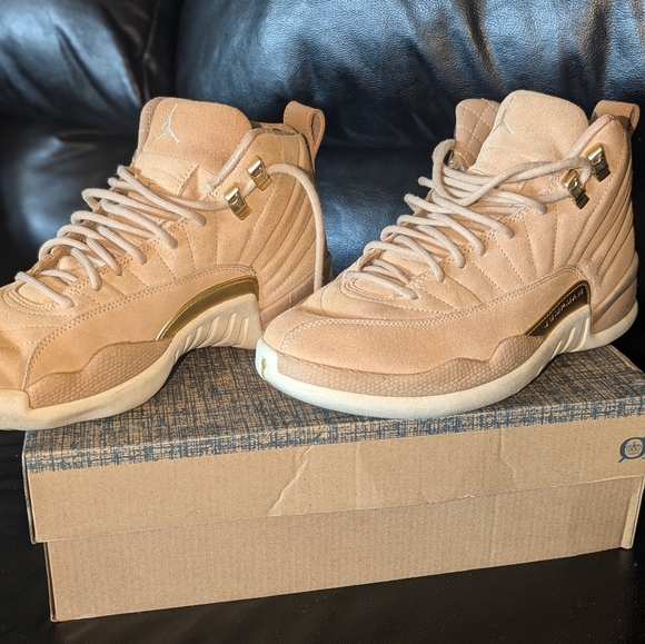 Air Jordan 12 Retro Vachetta Tan 7.5 Womens - Picture 2 of 11
